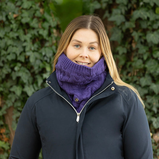 Hy Equestrian Meribel Cable Knit Snood