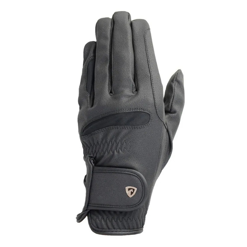 Load image into Gallery viewer, Hy Equestrian Lightweight Riding Gloves Black
