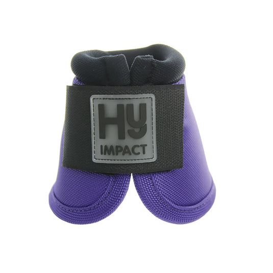 Hy Equestrian Pro Over Reach Boots Purple