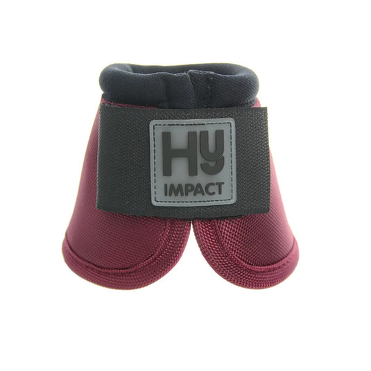 Hy Equestrian Pro Over Reach Boots Burgundy
