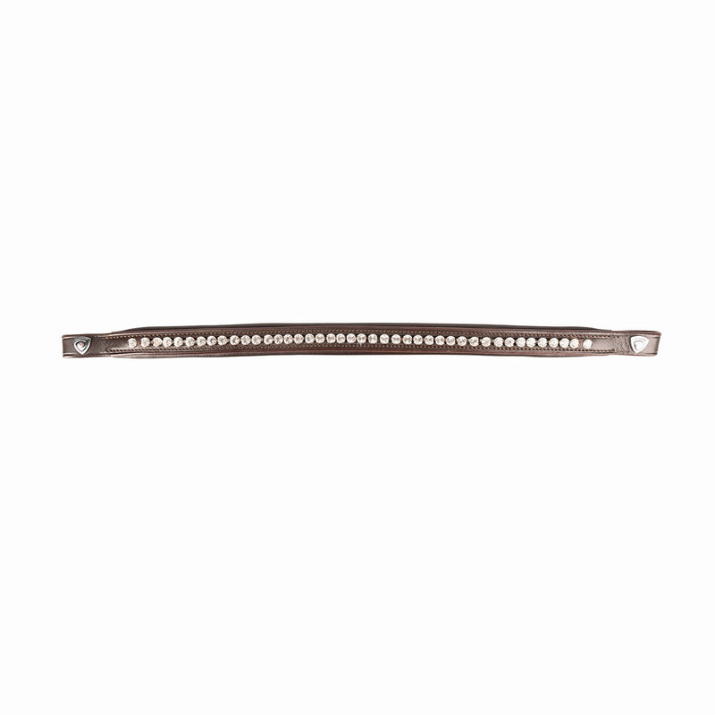 Load image into Gallery viewer, Propresicce Sig Classic Diamante Browband Brown/Silver
