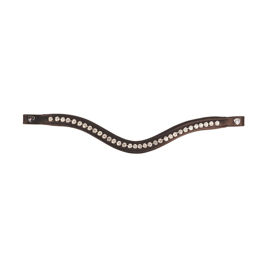 Propresicce Sig Curved Diamante Browband Brown/Silver