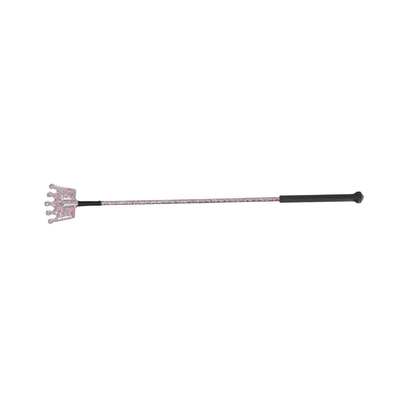 Load image into Gallery viewer, Hy Equestrian Glitter Crown Riding Whip
