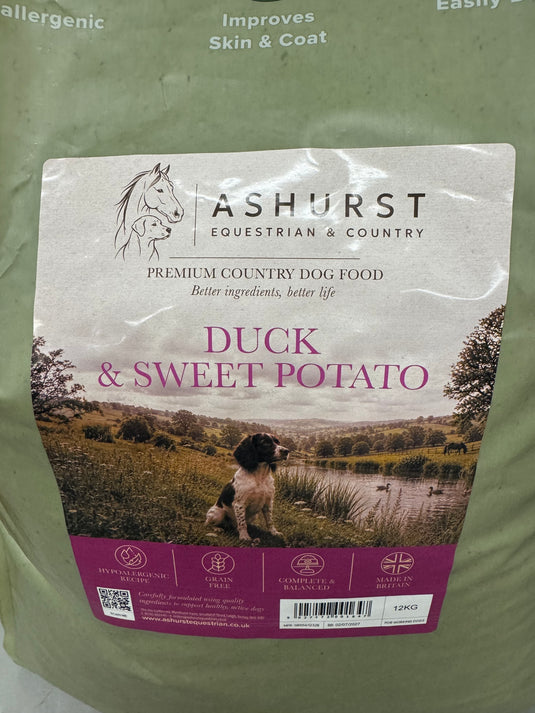 Ashurst Adult Dog Grain Free Duck & Sweet Potato