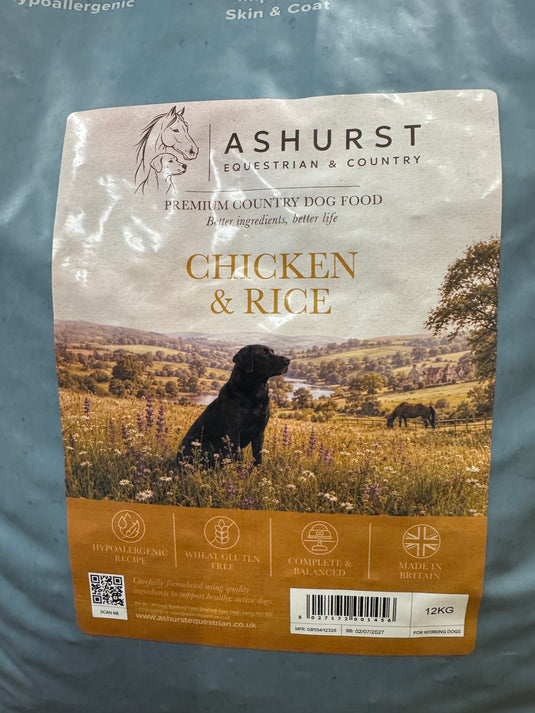 Ashurst Adult Dog 'Wheat Gluten Free' Premium Chicken & Rice