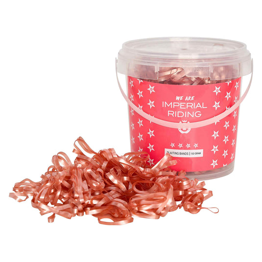 Imperial Riding Plaiting Bands Profi Box Rose Gold