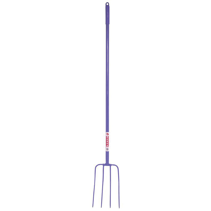 Red Gorilla 4 Prong Manure Fork Straight Handle