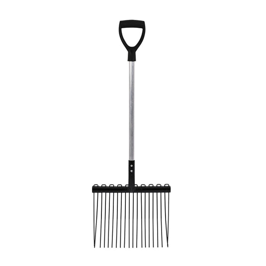 Red Gorilla Shavings Fork D Grip Short Handle