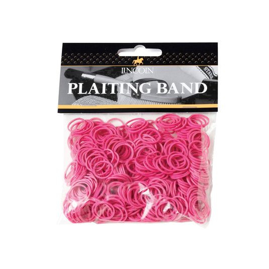 Lincoln Plaiting Bands Pink