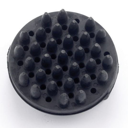 Lincoln Circular Rubber Curry Comb Black
