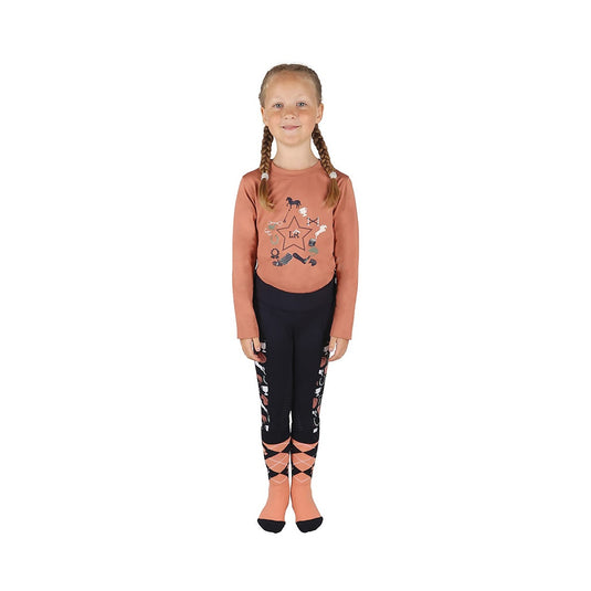 Little Rider Pony Passion Riding Tights Navy/Blush