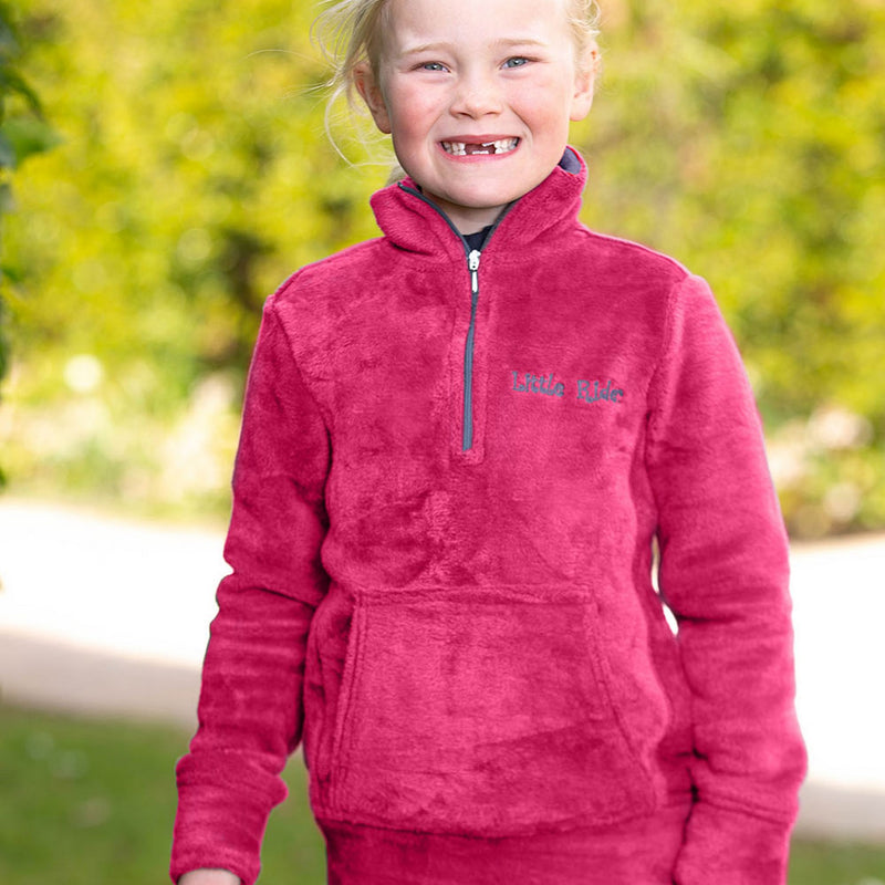 Load image into Gallery viewer, Nina Soft Fleece By Little Rider Pink/Navy
