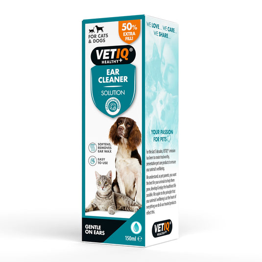 Vet Iq Ear Cleaner Solution For Cats & Dogs