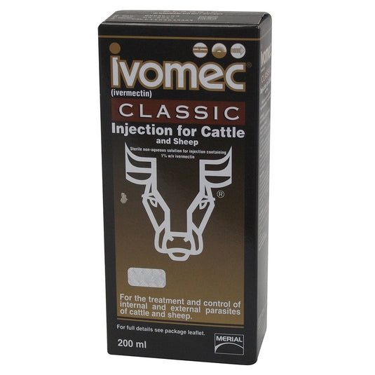 Ivomec Classic Injection For Cattle & Sheep (Ivermectin)