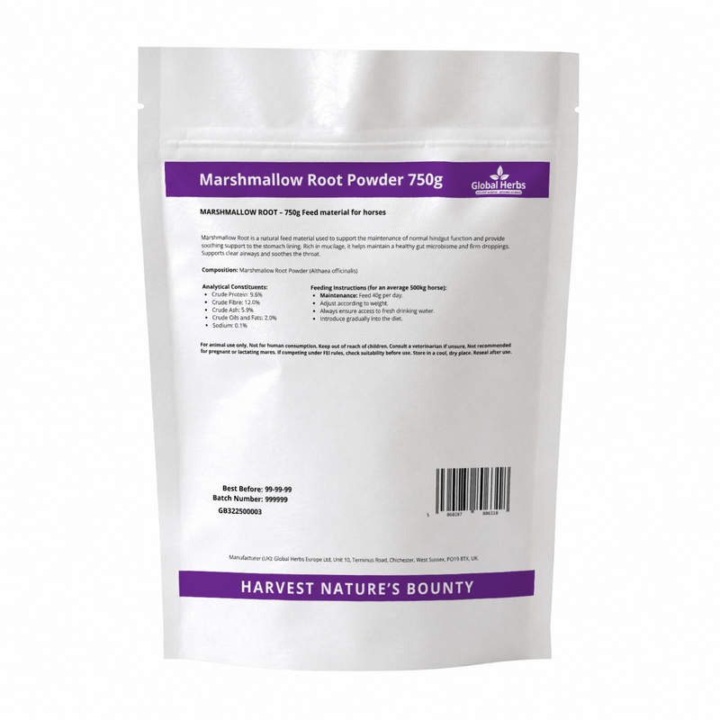 Load image into Gallery viewer, Marshmallow Root Powder Refill Pouch 750g - Global Herbs
