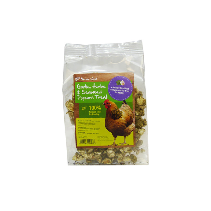 Nature's Grub Garlic Herbs & Seaweed Popcorn Treat