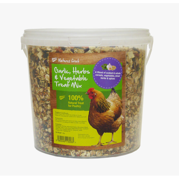 Nature's Grub Garlic Herbs & Vegetable Treat Mix
