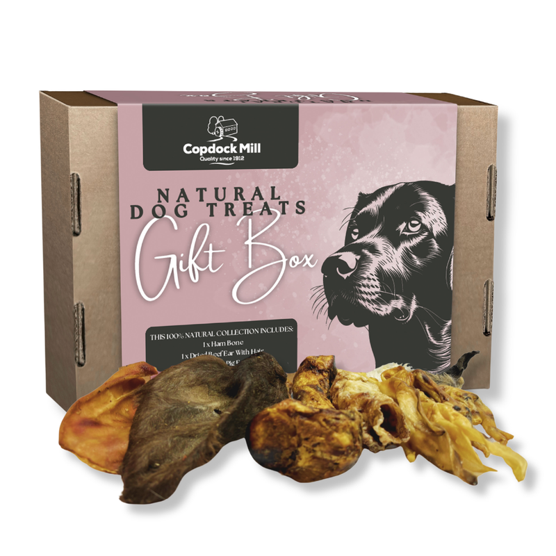 Load image into Gallery viewer, Copdock Mill Natural Dog Treat Gift Box approx 1kg
