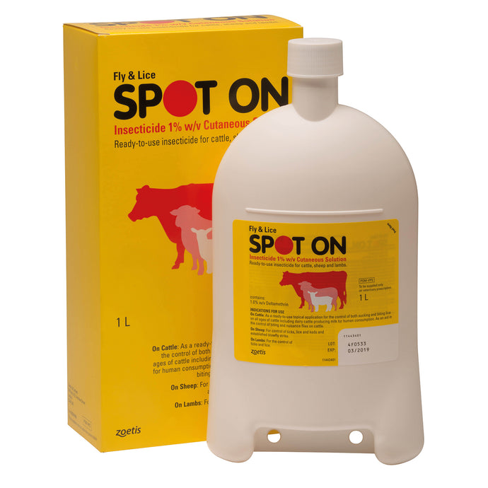 Zoetis Fly & Lice Spot On Insecticide 1% W/V Cutaneous Sol