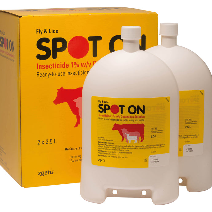 Zoetis Fly & Lice Spot On Insecticide 1% W'v Cutaneous Sol