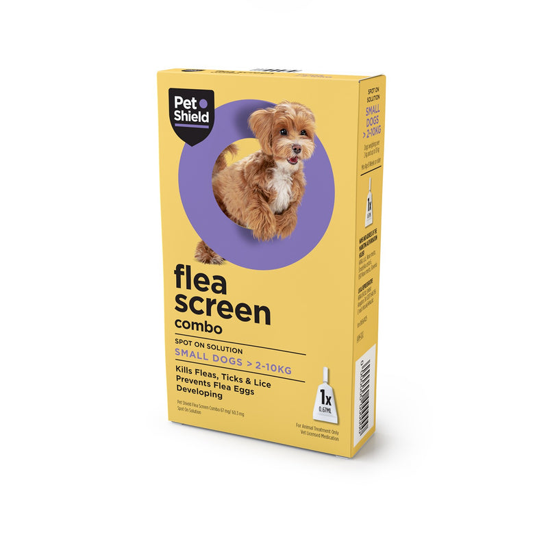 Load image into Gallery viewer, Petshield Flea Screen Combo Spot On Solution Small Dog
