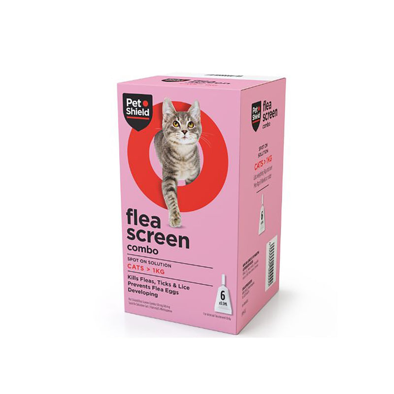 Load image into Gallery viewer, Petshield Flea Screen Combo Spot On Solution Cat
