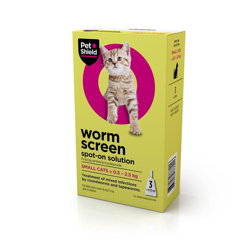 Load image into Gallery viewer, Petshield Worm Screen Spot On Solution For Cats
