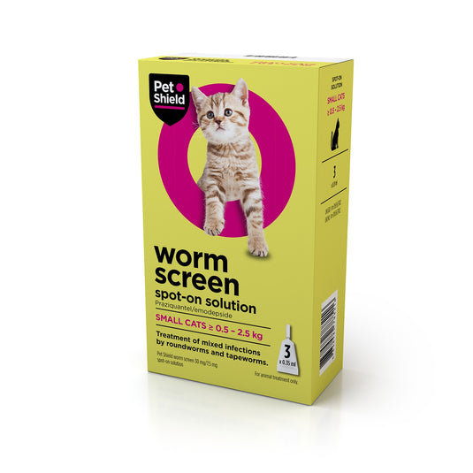 Petshield Worm Screen Spot On Solution For Cats