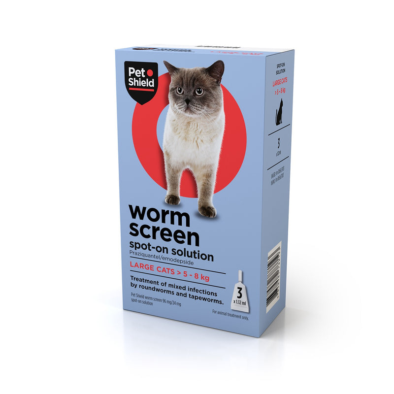 Load image into Gallery viewer, Petshield Worm Screen Spot On Solution For Cats

