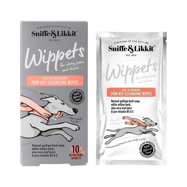 Load image into Gallery viewer, Sniffe &amp; Likkit - Whippets (Paw-Kit Cleansing Wipes)
