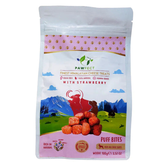 Pawfect Himalayan Strawberry Bites 100g