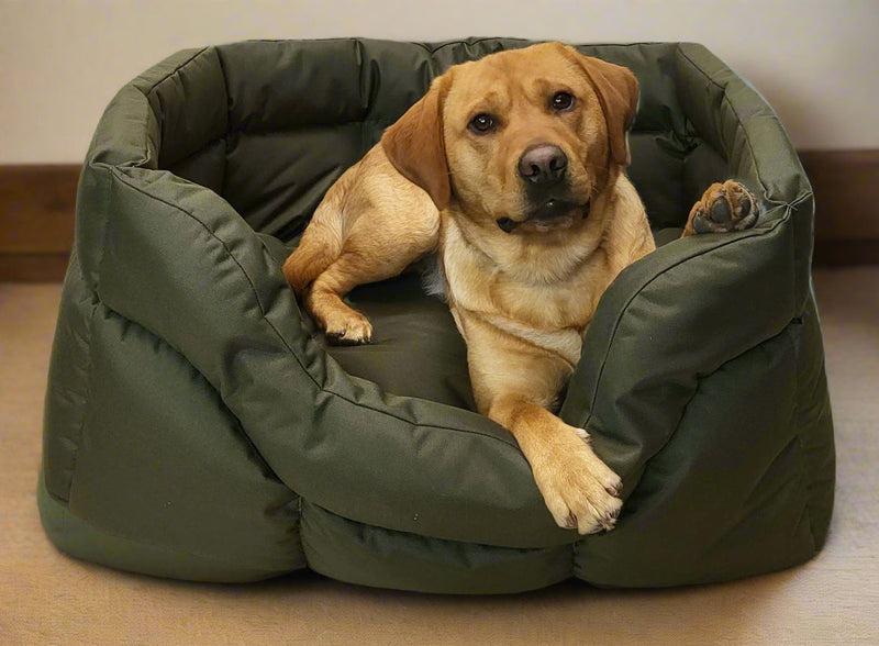 Load image into Gallery viewer, Country Dog Heavy Duty Rectangular High Sided Waterproof Dog Beds
