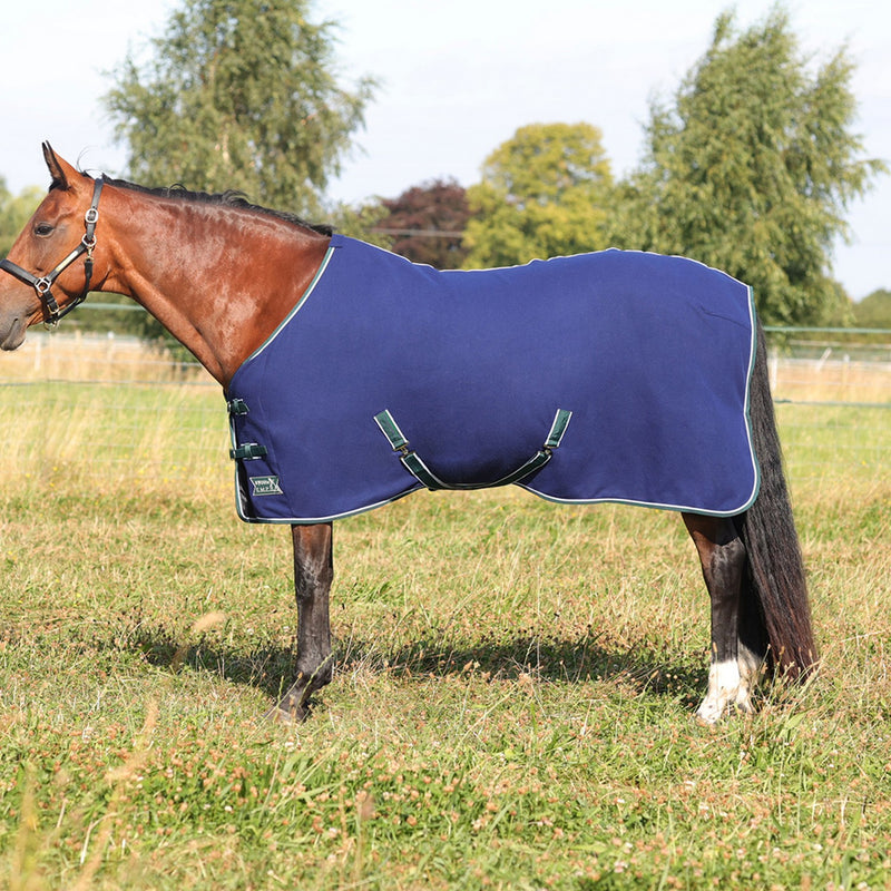 Load image into Gallery viewer, Stormx Empra Opulence Fleece Rug Navy/Teal
