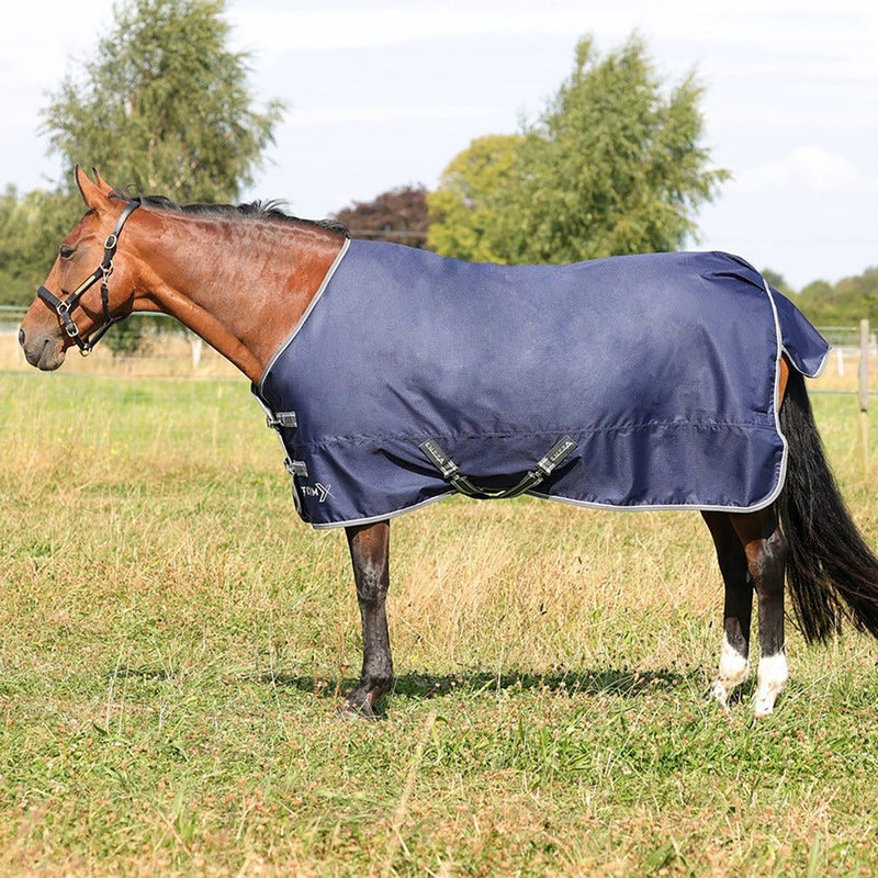 Load image into Gallery viewer, Stormx Empra 100 G Turnout Rug Navy
