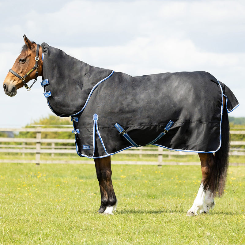 Load image into Gallery viewer, Stormx Empra Extra 200 G Turnout Rug With Detachable Neck Bla
