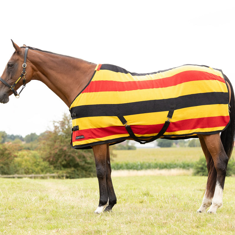 Load image into Gallery viewer, Stormx Empra Newmarket Fleece Rug Yellow/Red/Black
