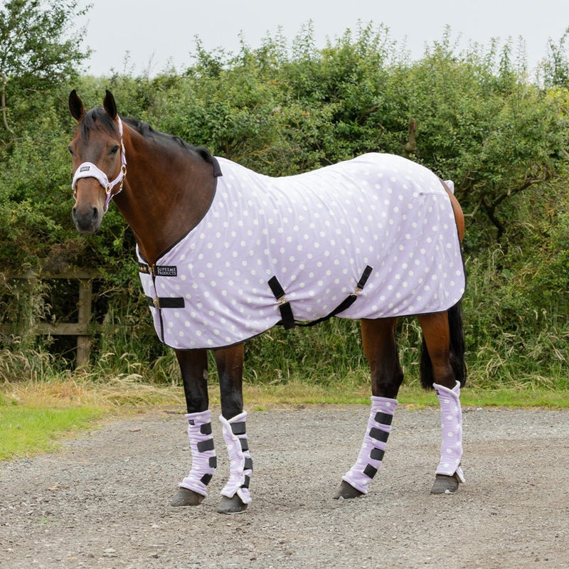 Load image into Gallery viewer, Supreme Products Dotty Fleece Rug Lavish Lilac
