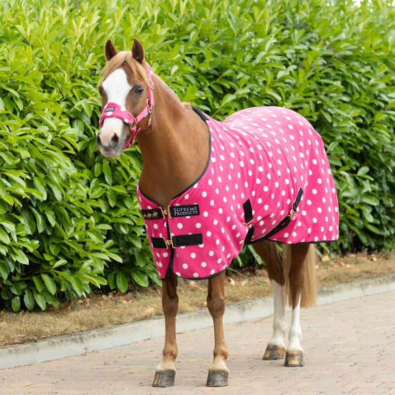 Load image into Gallery viewer, Supreme Products Dotty Fleece Rug Paradise Pink
