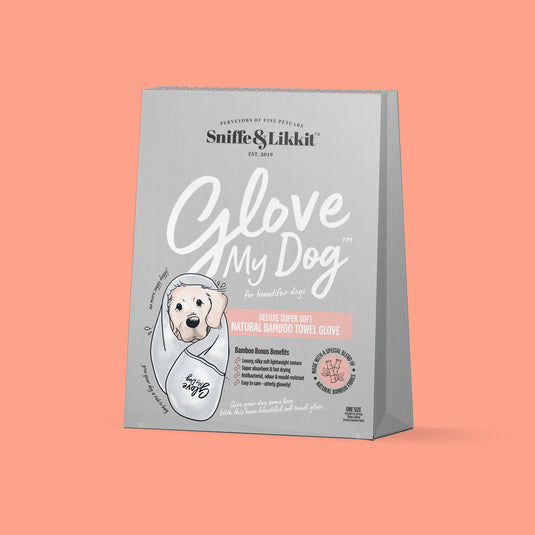 Sniffe & Likkit - Glove My Dog (Natural Bamboo Towel)