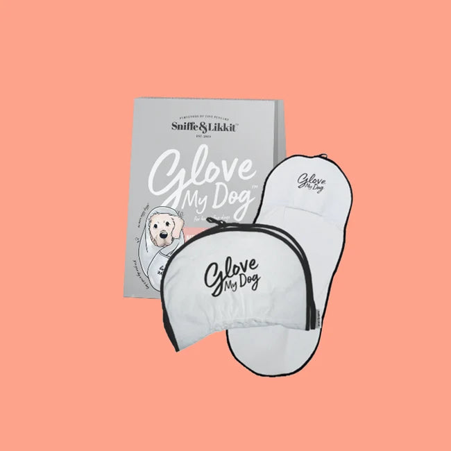 Load image into Gallery viewer, Sniffe &amp; Likkit - Glove My Dog (Natural Bamboo Towel)
