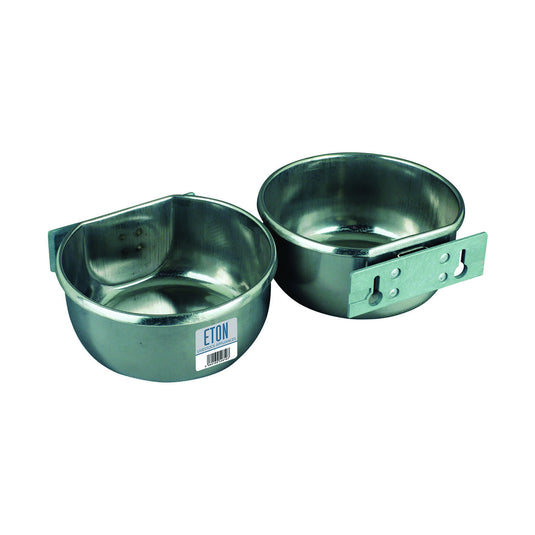 Eton Stainless Steel D Cup C/W Bolt On Mounting Plate Kit