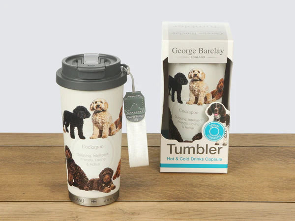 Load image into Gallery viewer, GB Tumbler - Hot &amp; Cold Drinks Capsule - Cockapoo

