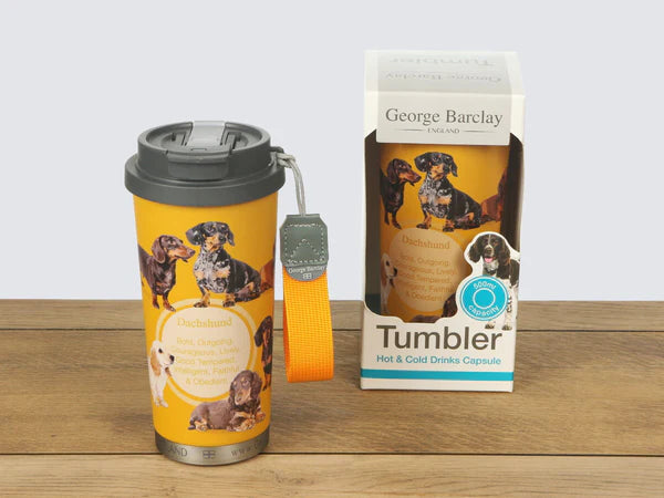 Load image into Gallery viewer, GB Tumbler - Hot &amp; Cold Drinks Capsule - Dachshund
