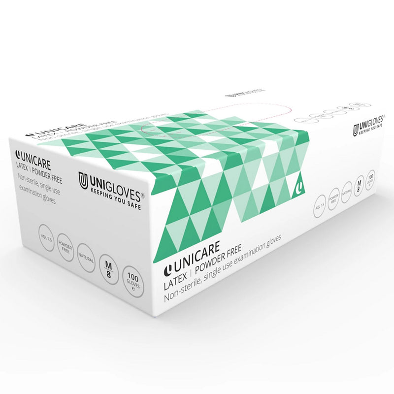 Load image into Gallery viewer, Unicare Clear Latex Powder Free Gloves

