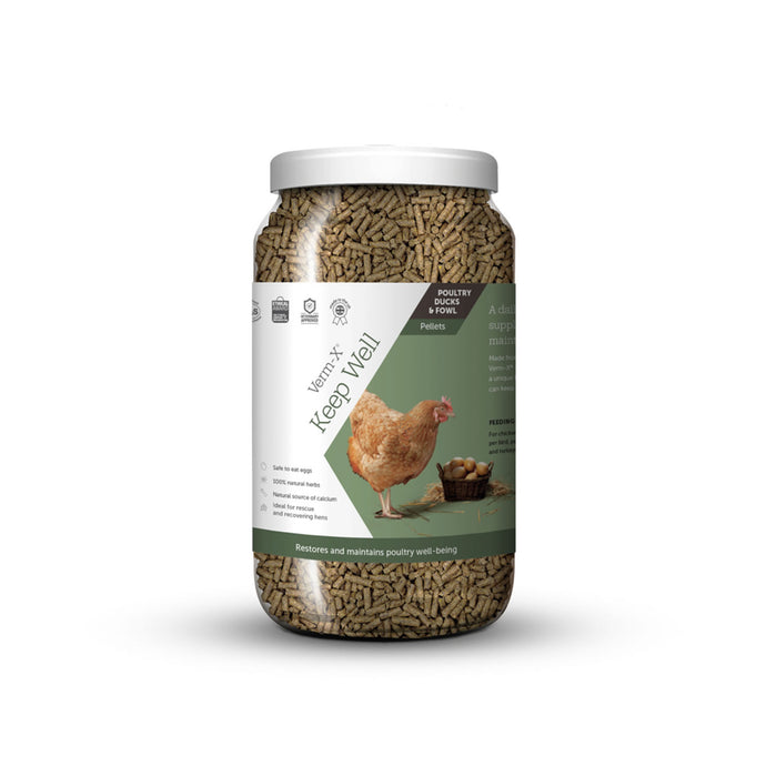Verm X Keep Well Natural Pelleted Poultry Tonic