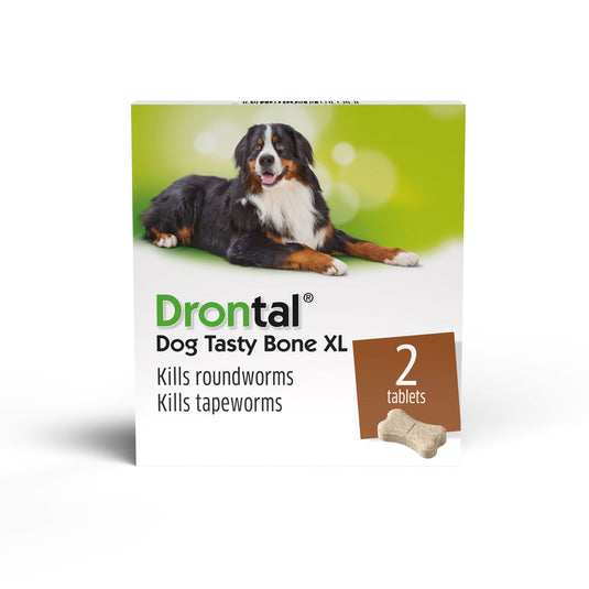 Vetoquinol Drontal Dog Tasty Bone Xl Tablets