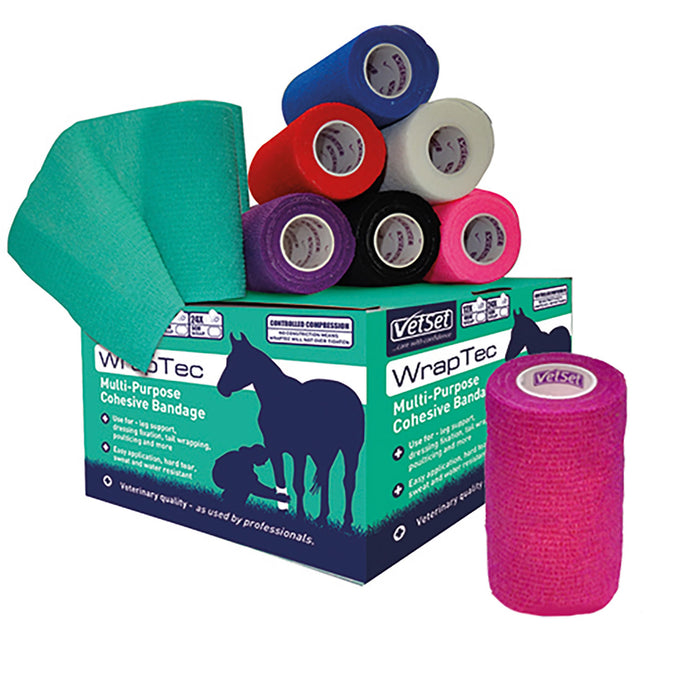 Vetset Wraptec Cohesive Bandage 100 Mm