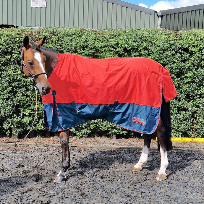 Whitaker Rudston Turnout Rug 50 Gm Red