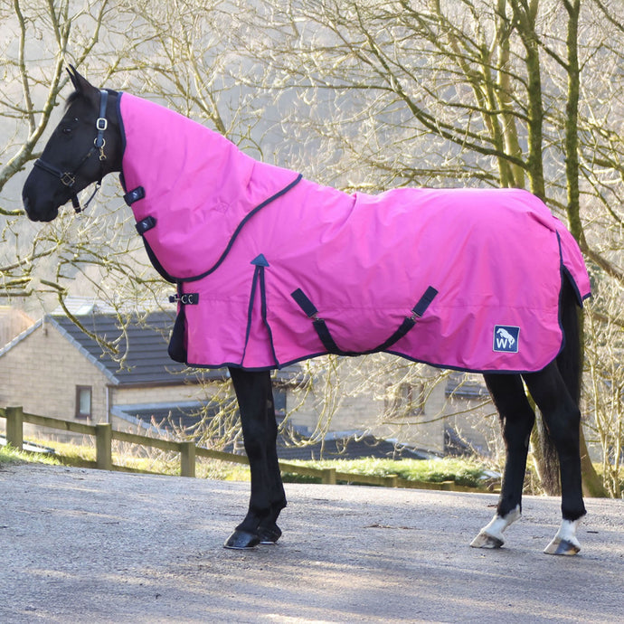 Whitaker Whr12 Turnout Rug Combo 150 Gm Pink/Navy
