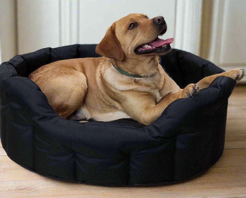 Load image into Gallery viewer, P&amp;L Country Dog Tough Heavy Duty Oval High Sided Waterproof Dog Beds.
